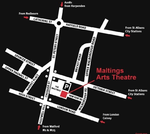 The Maltings map
